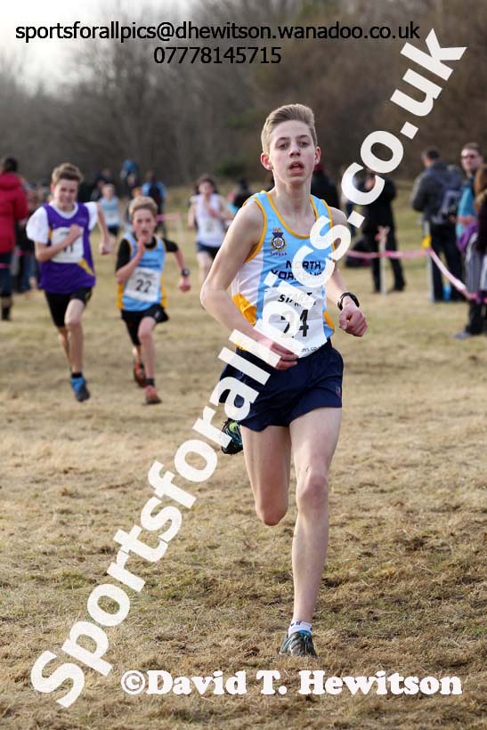 Inter Counties Schools Cross Country, Temple Park, South Shields. Photo: David T. Hewitson/Sports for All Pics